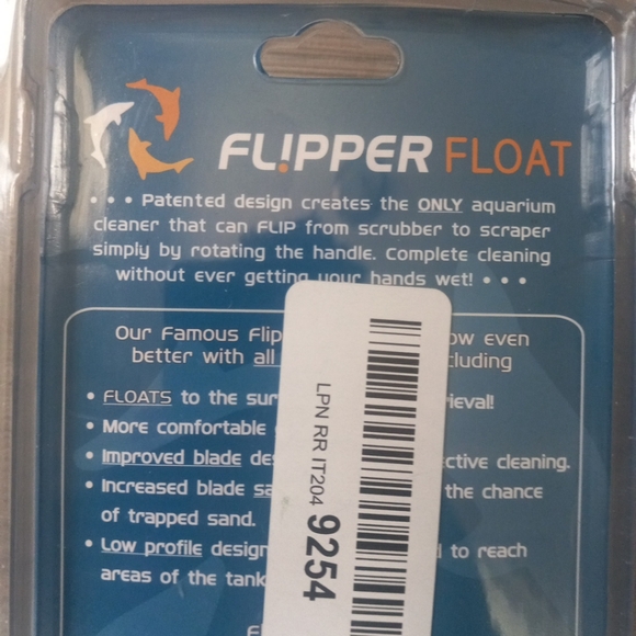 FL!PPER Flipper Cleaner Float - 2-in-1 Floating Magnetic Aquarium Glass Cleaner - Picture 6 of 6